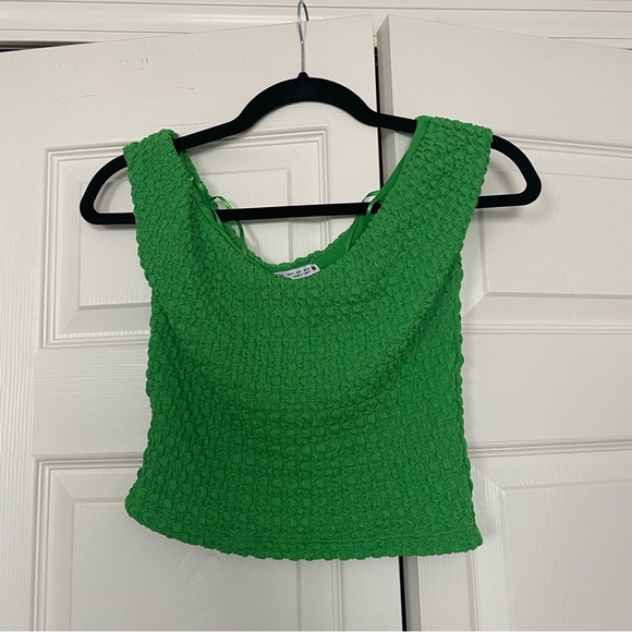 Zara 2pc set green size medium bottoms and small top - Picture 2 of 10